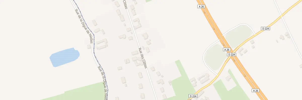 Plan du 16 Rue des Clittes à Nortkerque