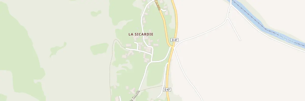 Plan du 5181 Orlhonac à La Rouquette