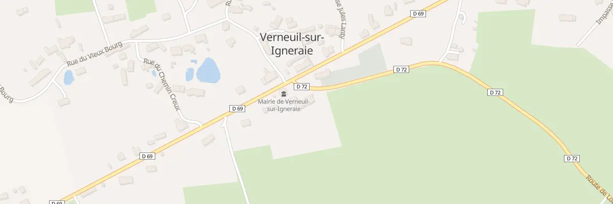 Plan du 1B Rue de la Vallée Noire à Verneuil-sur-Igneraie