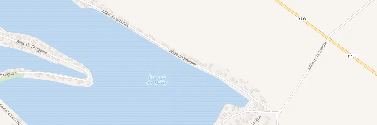 Plan du 57B All du Brochet à Milly-sur-Thérain