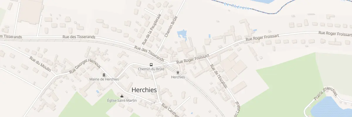 Plan du 3 Rue Roger Froissart à Herchies