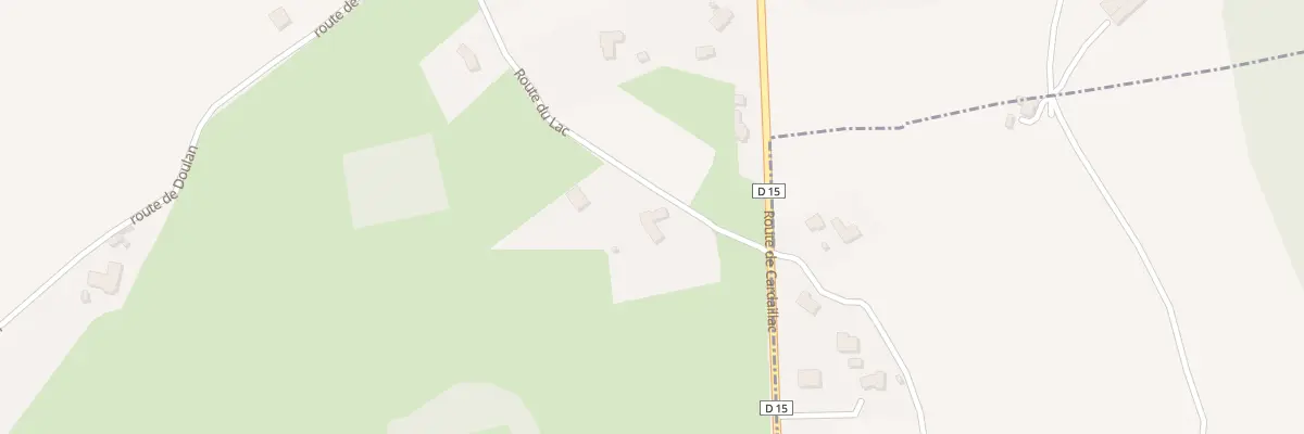 Plan du 37 Rte du Lac à Camburat