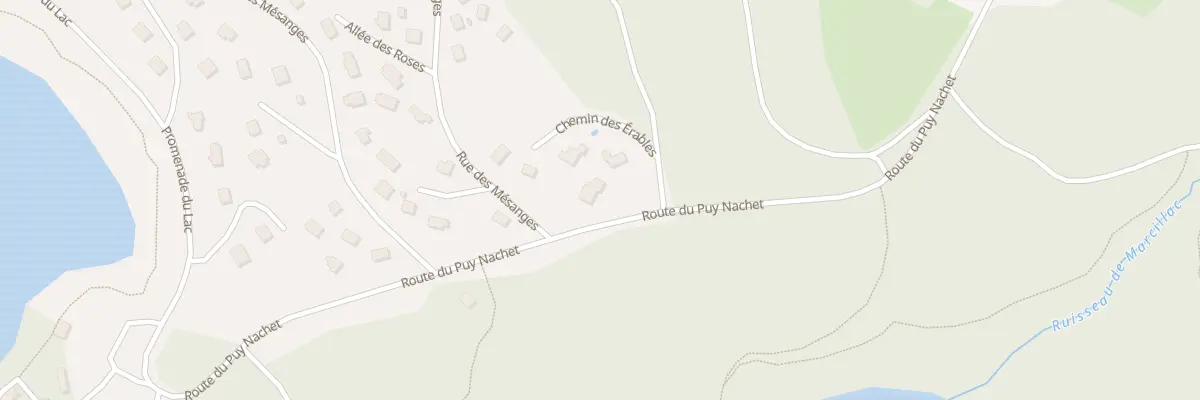 Plan du 2 Che des Erables à Marcillac-la-Croisille