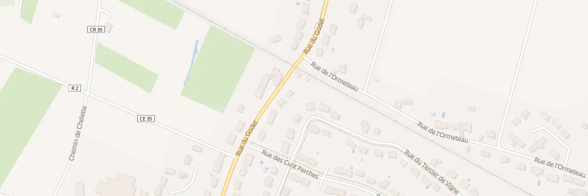 Plan du 38 Rue du Godet à Chécy