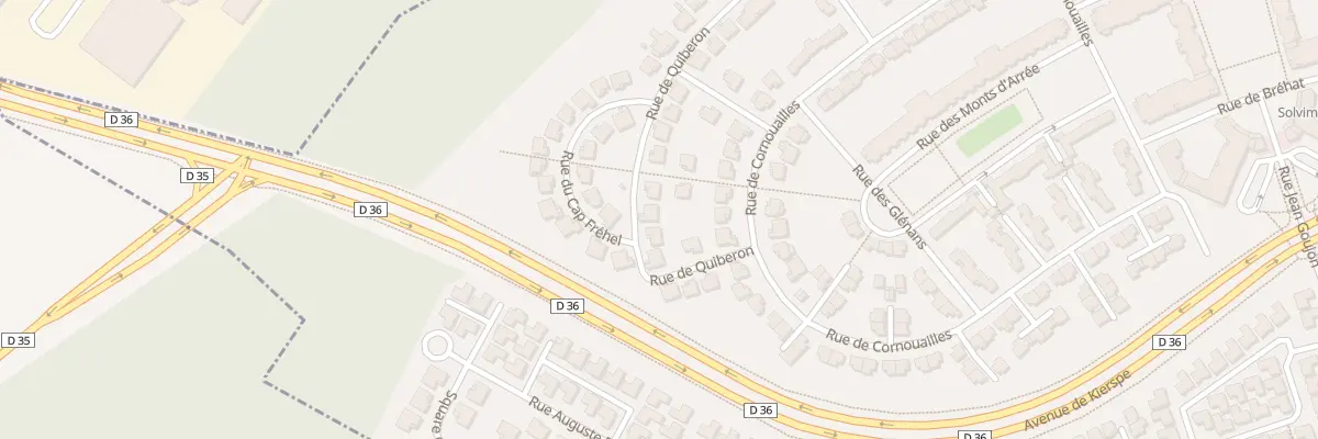 Plan du 8 Rue de Quiberon à Montigny-le-Bretonneux