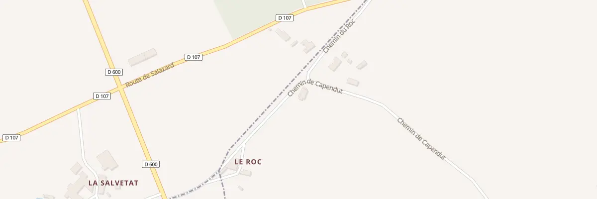 Plan du 5111 Le Roc à Milhavet