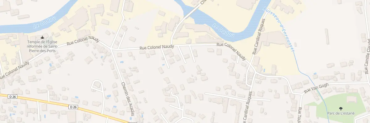 Plan du 56 Rue Colonel Naudy à Graulhet