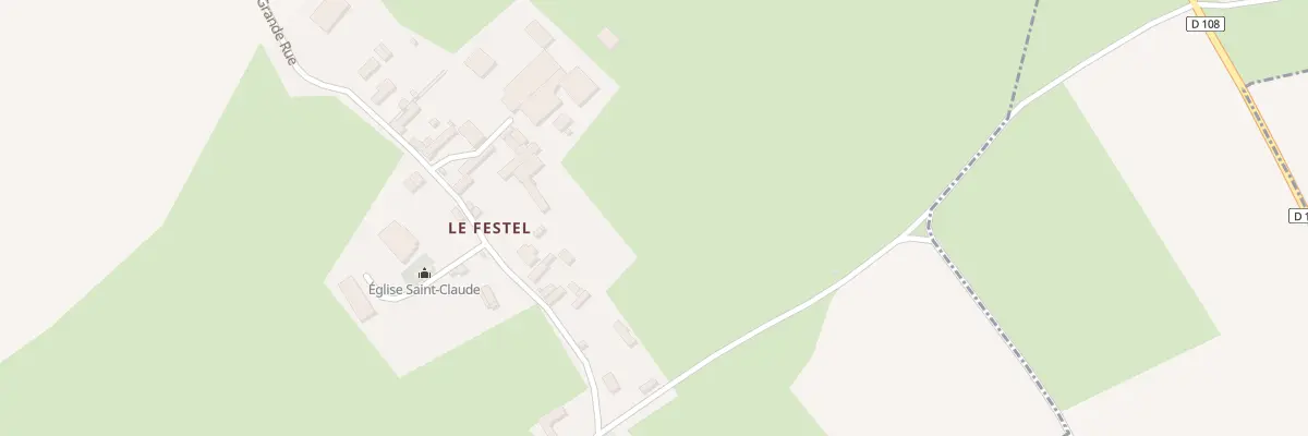 Plan du 13 Gr Grande Rue à Oneux