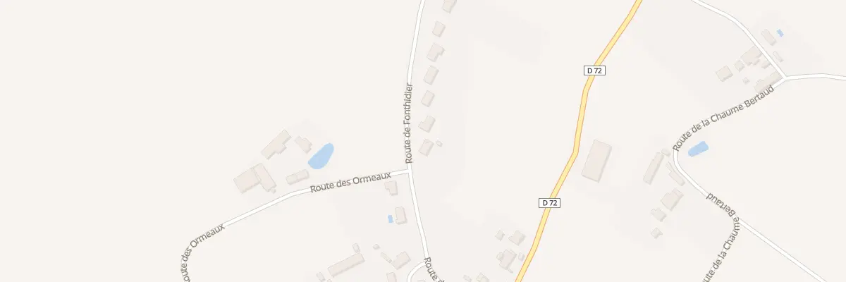 Plan du 8 Rte de la Fonthidier à Lourouer-Saint-Laurent