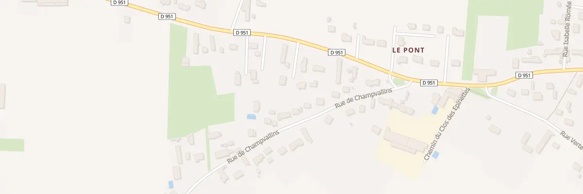 Plan du 204 Rue de Champvallins à Sandillon