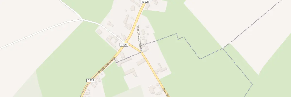 Plan du 1 Rue de Caumont Ham Hauteville à Caumont