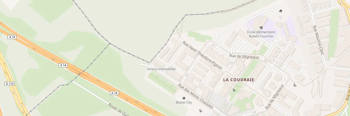 Plan du 12 Rue des Monts Chauvets à Poissy