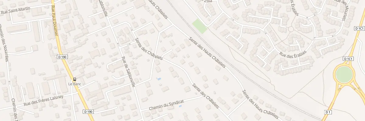 Plan du 17 Sen Rurale des Chatelets à Triel-sur-Seine