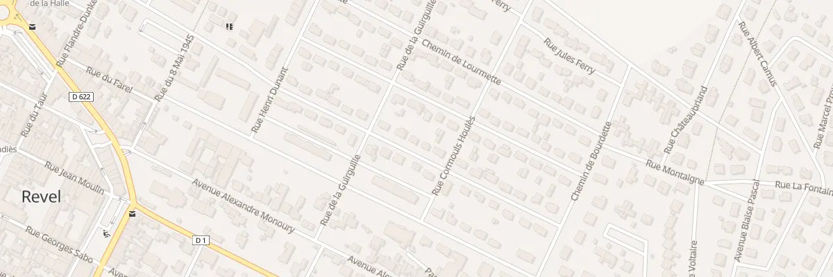 Plan du 17 Rue Paul Riquet à Revel