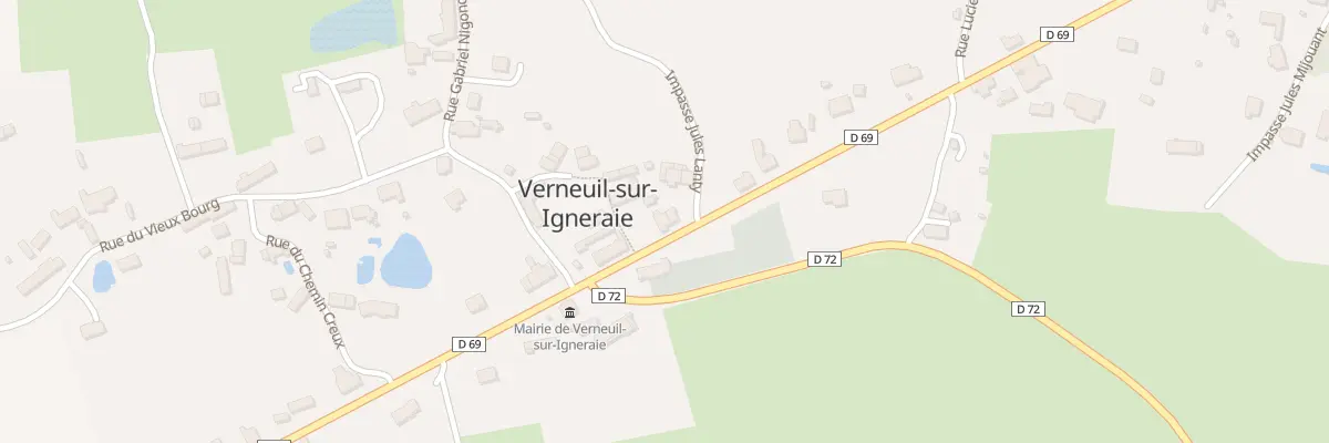 Plan du 8 Rue des Potiers à Verneuil-sur-Igneraie