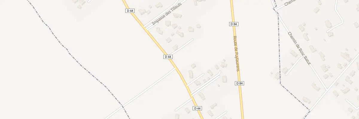Plan du 42 Rte de Revel à Palleville