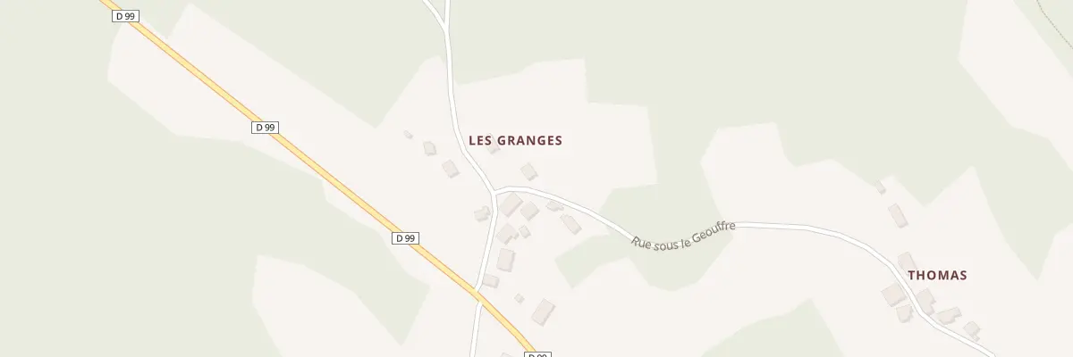 Plan du 4 Les Granges à Champagnac-la-Noaille