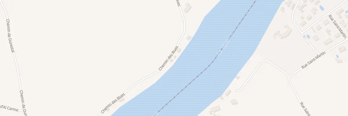 Plan du 451 Che des Rives à Labastide-de-Lévis