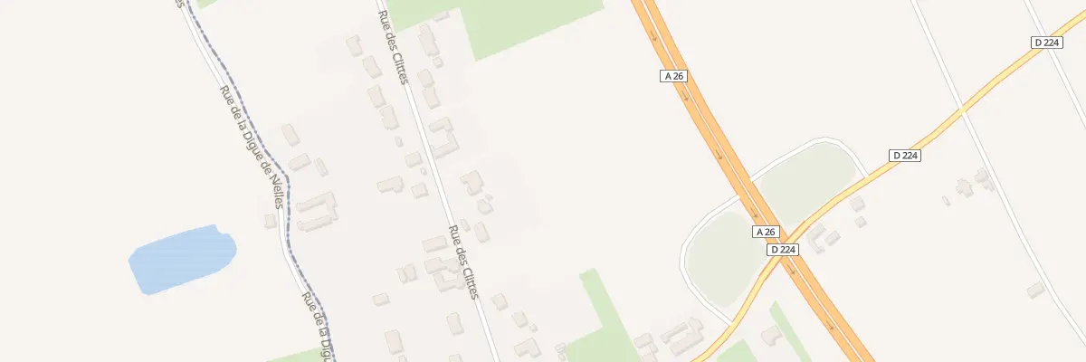 Plan du 20D Rue des Clittes à Nortkerque