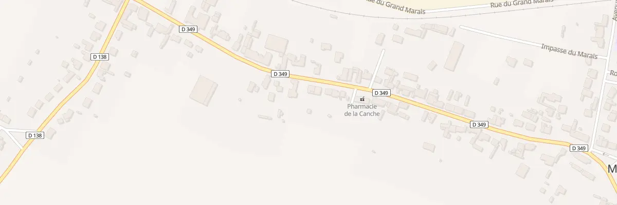 Plan du 1355 Rte Nationale à Marconnelle