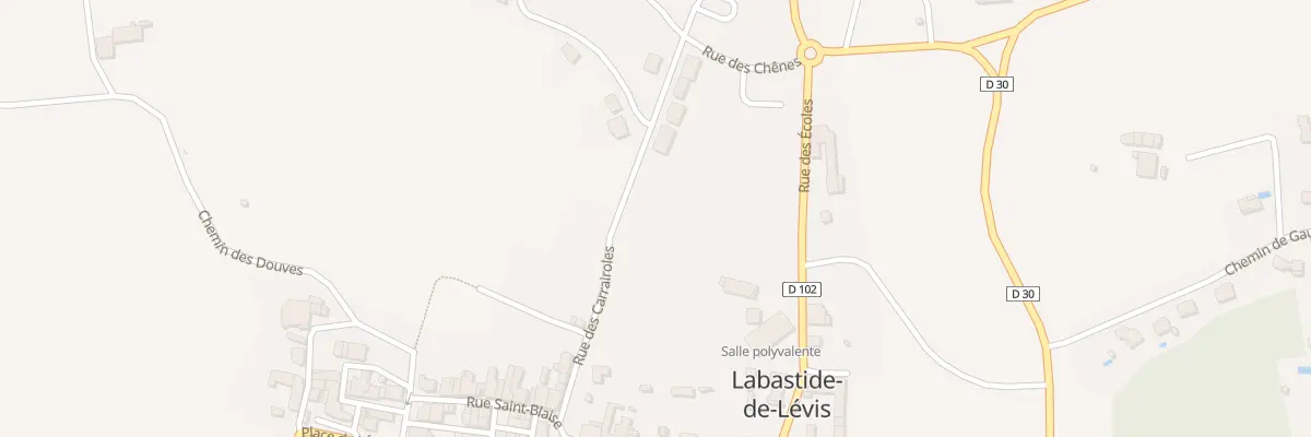 Plan du 170 Rue des Carrairoles à Labastide-de-Lévis