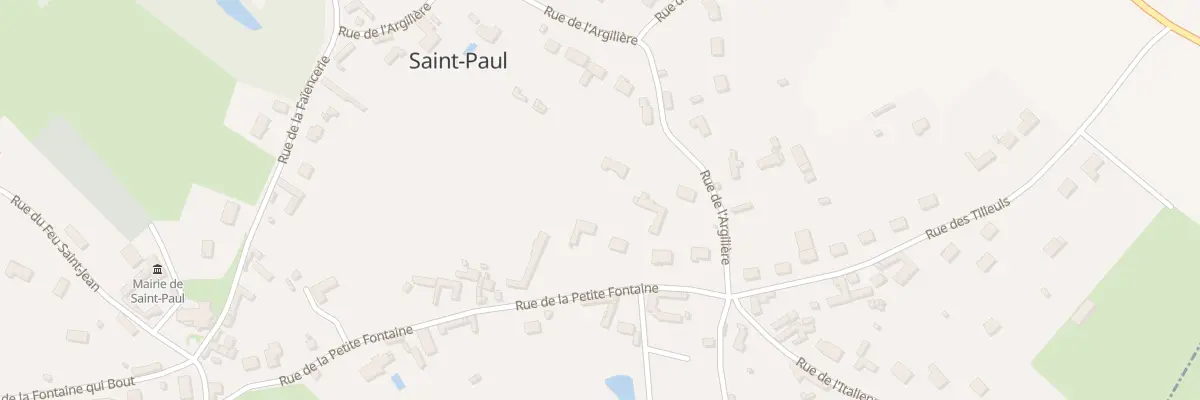 Plan du 21 Rue de la Petite Fontaine à Saint-Paul