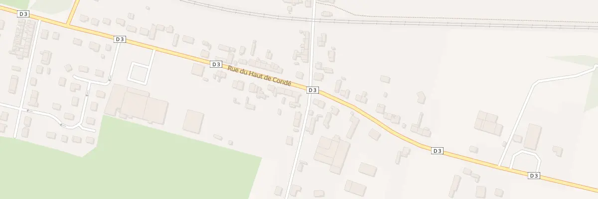 Plan du 1 Rue du Haut de Condé à Condé-Folie