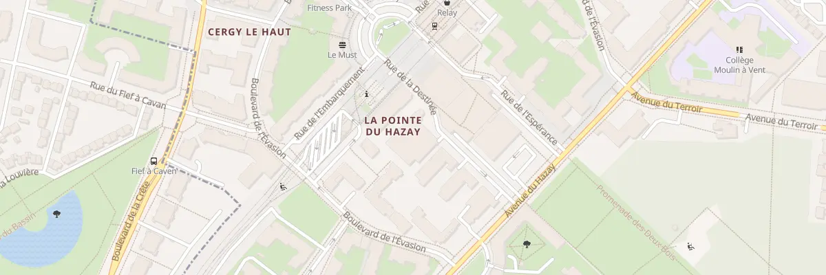 Plan du 13 Rue de la Destinée à Cergy