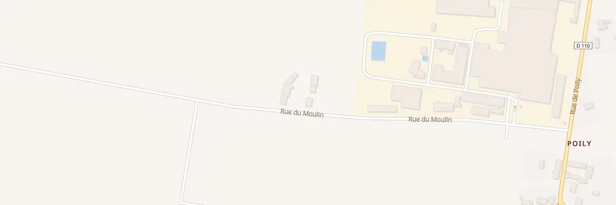 Plan du 5120 Rue de Poily à Outarville