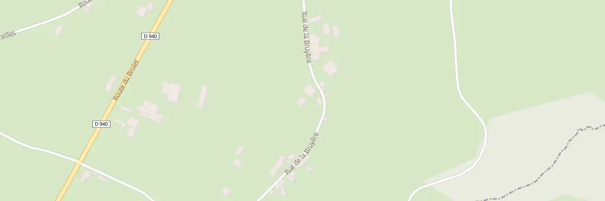 Plan du 20 Rue de la Bruyère à Pouligny-Notre-Dame