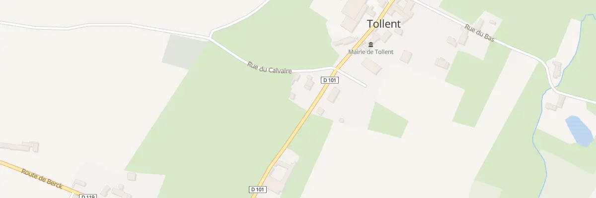 Plan du 2B Rte de Caumont à Tollent