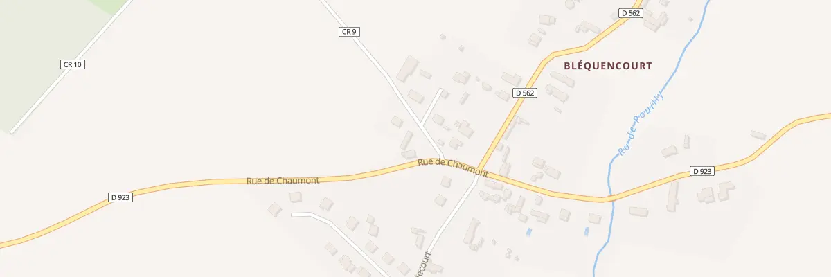Plan du 1 Rue de Chaumont à Senots