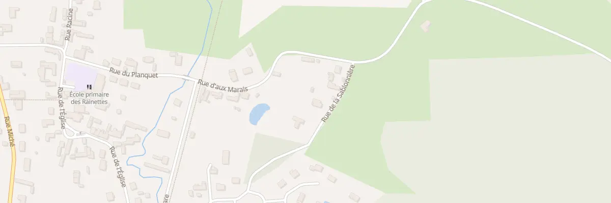Plan du 6 Rue de la Sablonnière à Rainvillers