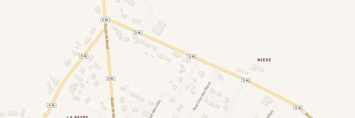Plan du 22 Rte d’En Niexe à Blan