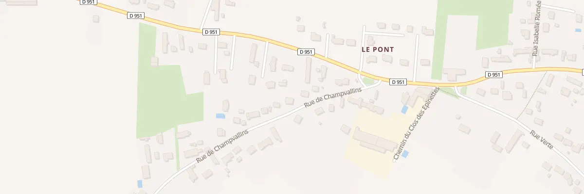Plan du 162 Rue de Champvallins à Sandillon