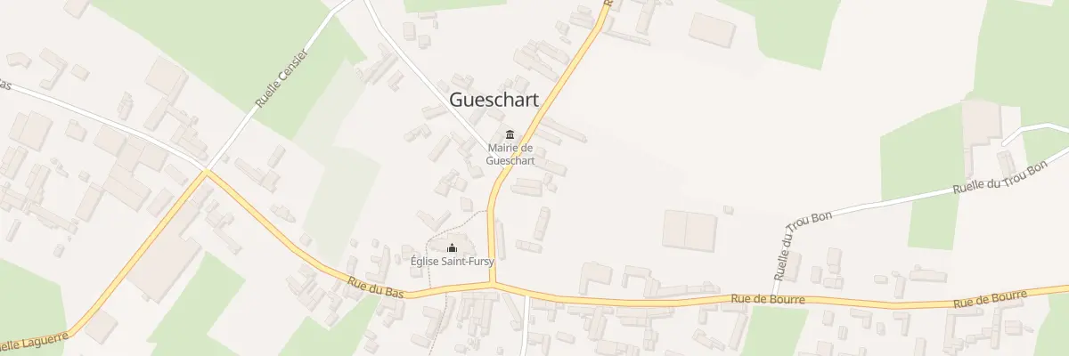 Plan du 2 Rue de Gove à Gueschart