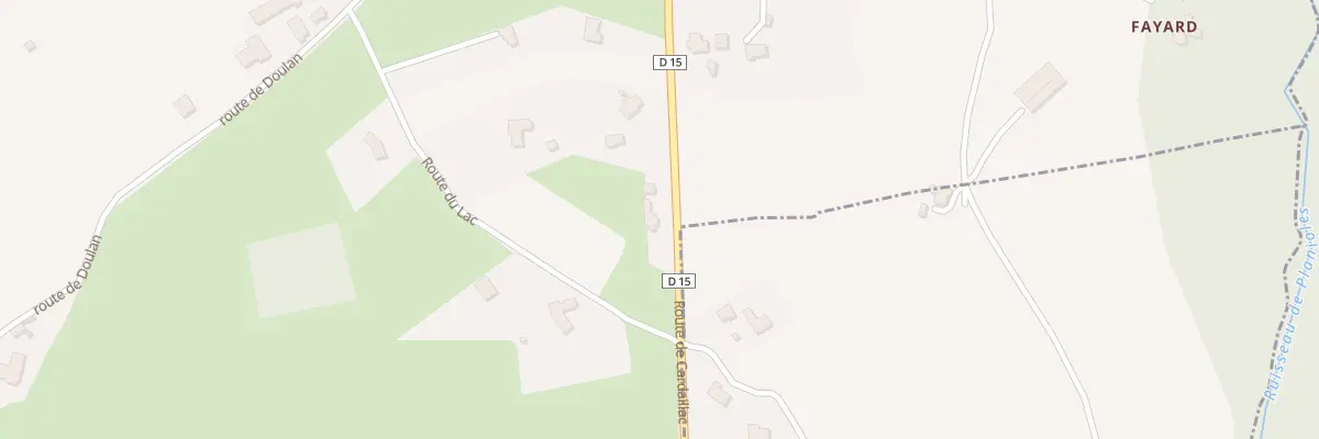 Plan du 5022 Doulan à Camburat