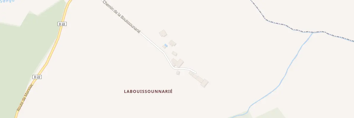Plan du 5310 Labouissounnarie à Labessière-Candeil