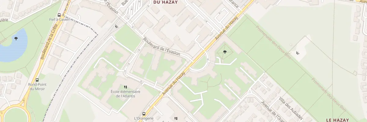 Plan du 52 Av du Hazay à Cergy