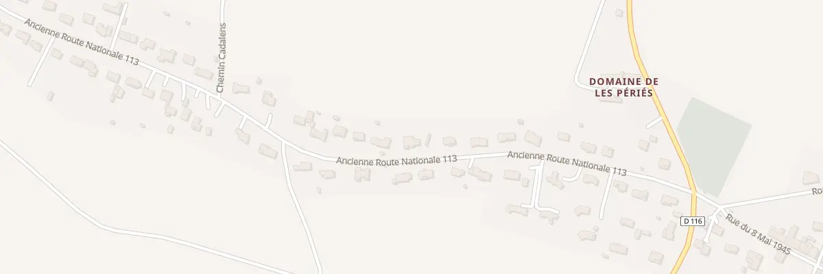 Plan du 352 Rte Ancienne 113 à Saint-Martin-Lalande