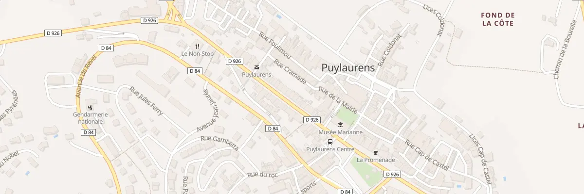 Plan du 21 Av de Toulouse à Puylaurens