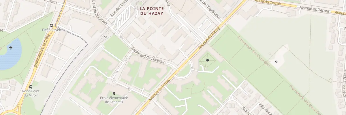 Plan du 2 Bd de l’Evasion à Cergy