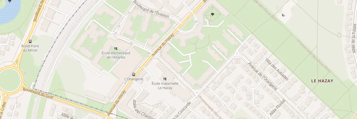 Plan du 87 Av du Hazay à Cergy