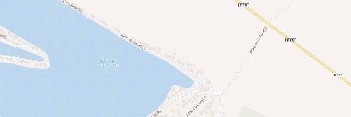 Plan du 62 All du Brochet à Milly-sur-Thérain