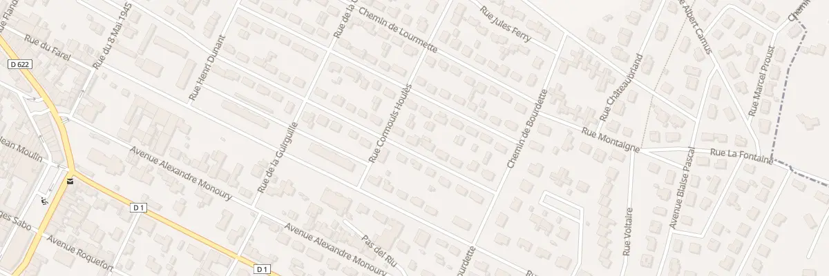 Plan du 25 Rue Paul Riquet à Revel