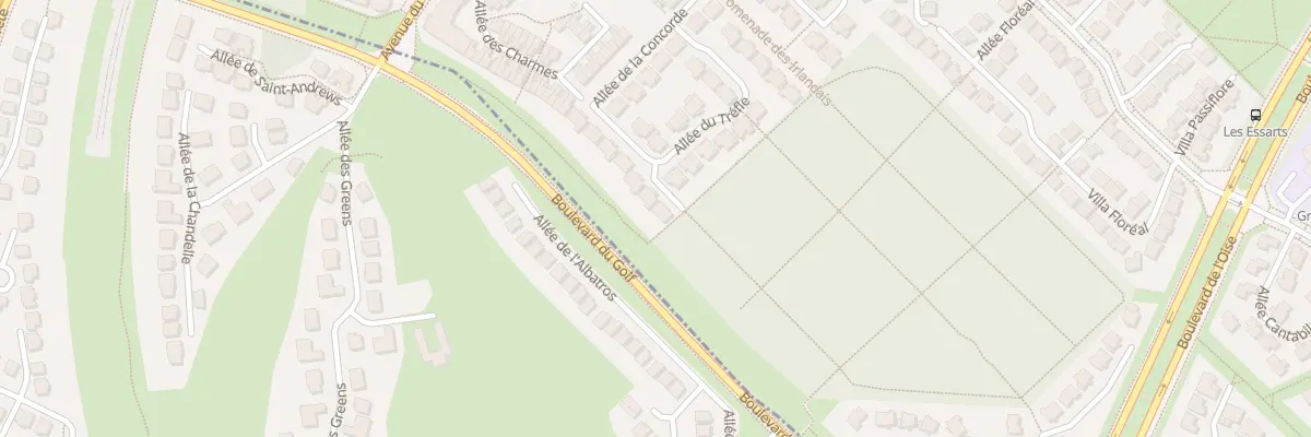 Plan du 13 All du Trèfle à Cergy