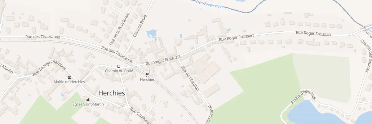 Plan du 14 Rue Roger Froissart à Herchies