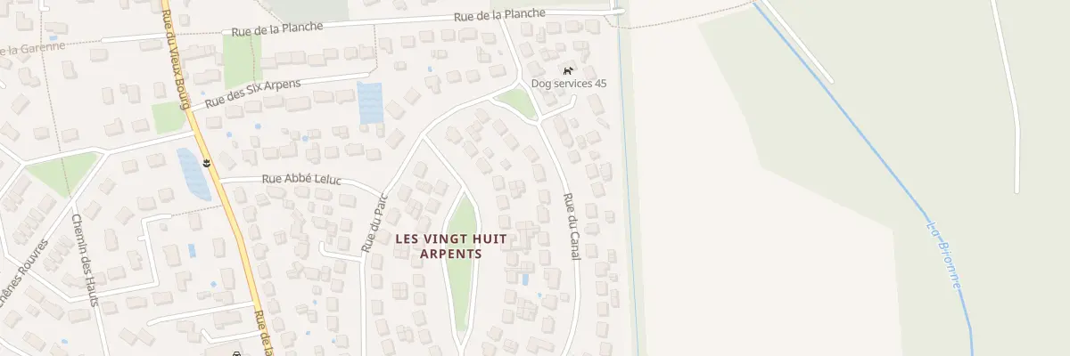 Plan du 30 Rue du Canal à Boigny-sur-Bionne