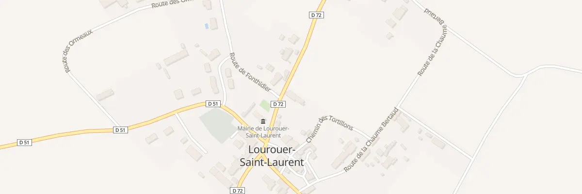 Plan du 5004 Le Bourg à Lourouer-Saint-Laurent