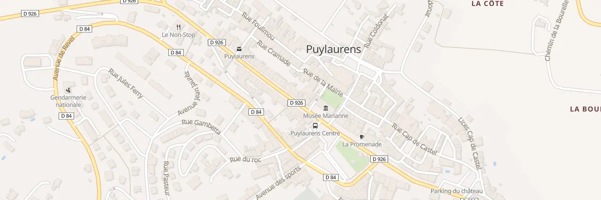 Plan du 3 Av de Toulouse à Puylaurens